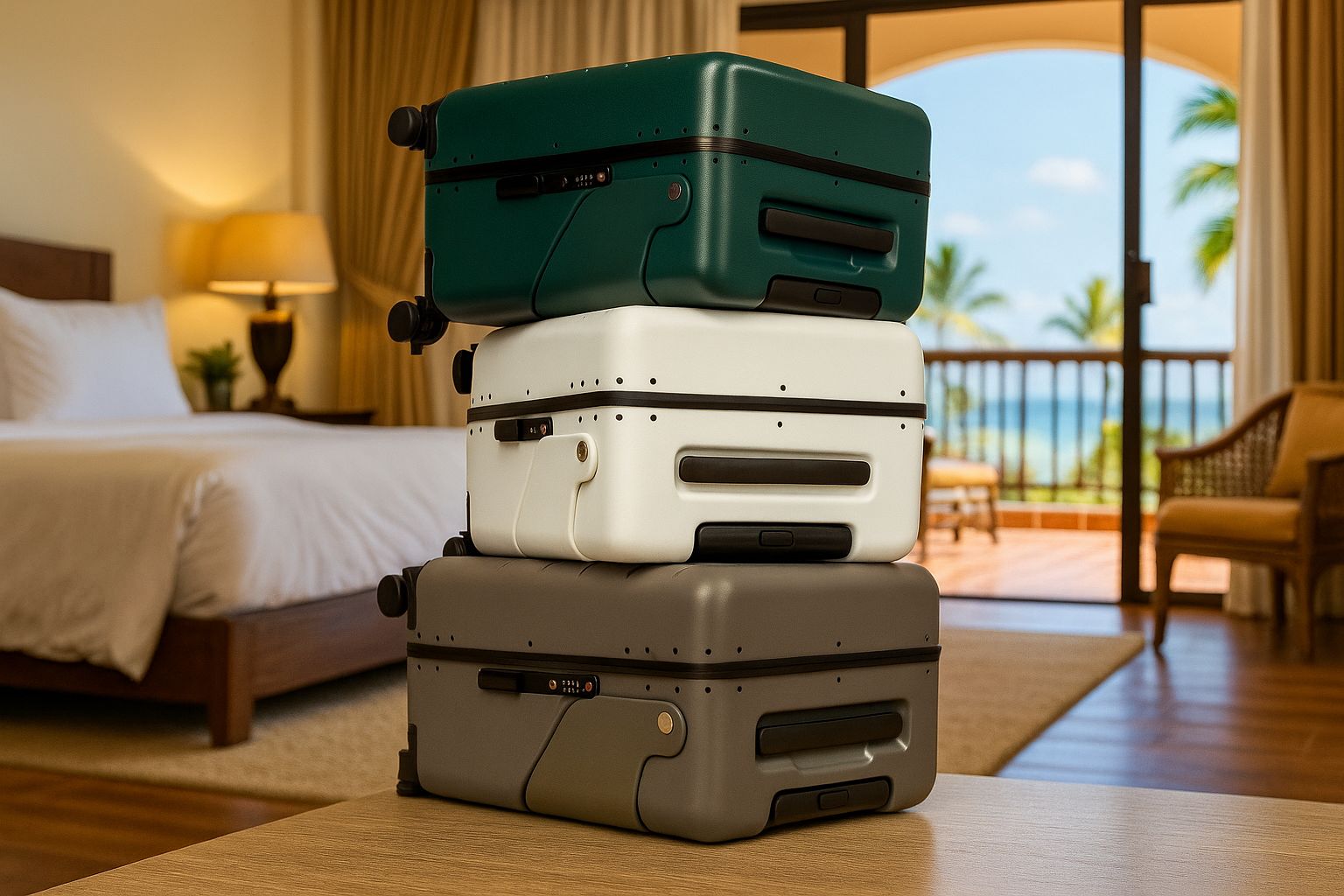 Kendi Premium Carry On Cabin Suitcase with Built-in Seat